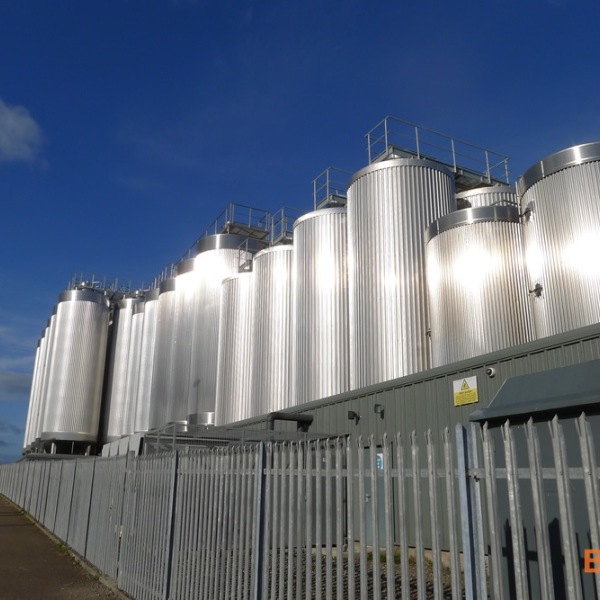 Brewery waste anaerobic digestion plant